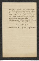 Nachlass Franz Steindachner, Brief von August Müller an Franz Steindachner (05.11.1879), Inv.Nr. 356.01, Seite 2